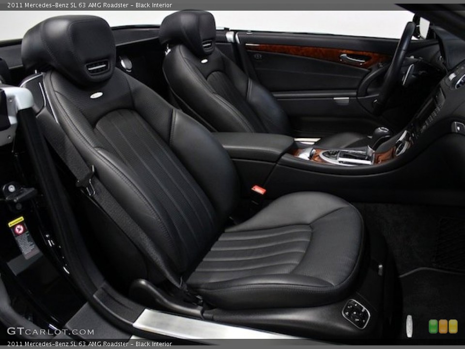 Black Interior Front Seat for the 2011 Mercedes-Benz SL 63 AMG Roadster #80355055