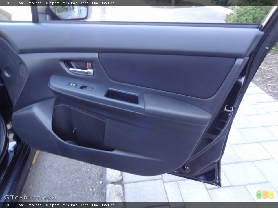 Black Interior Door Panel for the 2012 Subaru Impreza 2.0i Sport Premium 5 Door #80355070