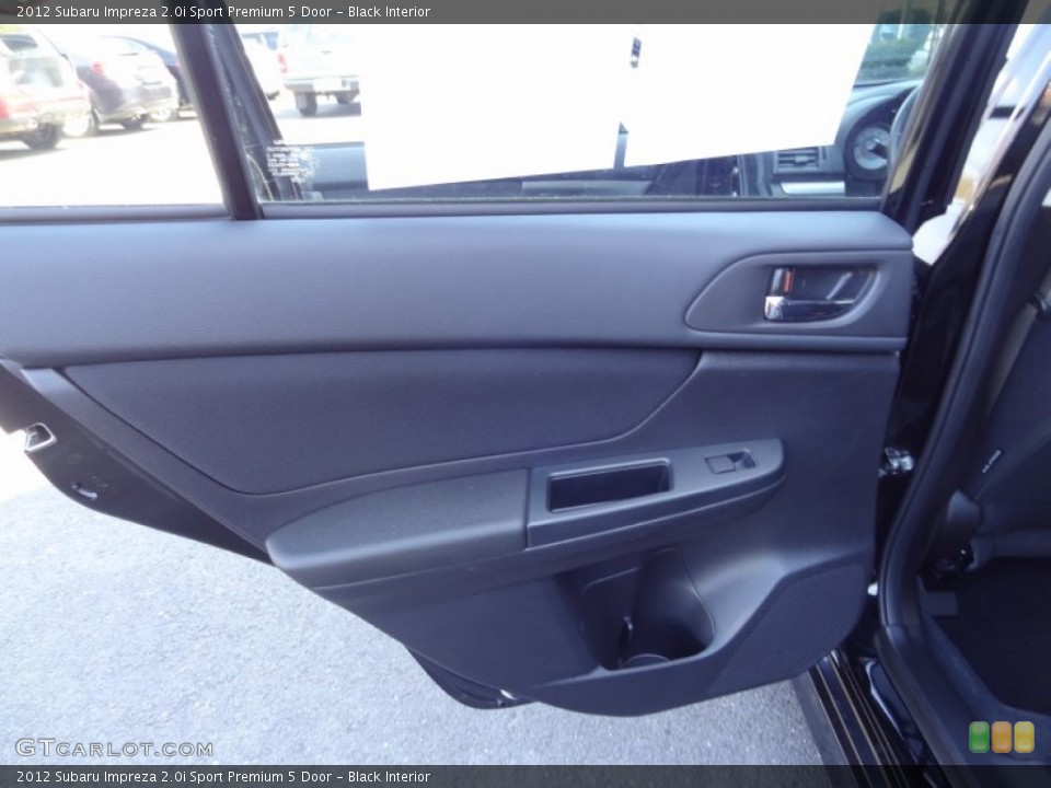 Black Interior Door Panel for the 2012 Subaru Impreza 2.0i Sport Premium 5 Door #80355085