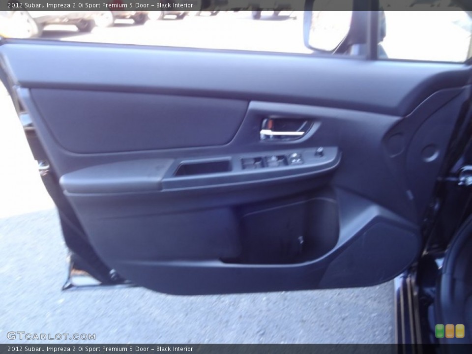 Black Interior Door Panel for the 2012 Subaru Impreza 2.0i Sport Premium 5 Door #80355096