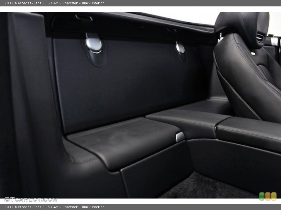 Black Interior Photo for the 2011 Mercedes-Benz SL 63 AMG Roadster #80355114