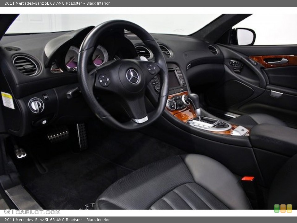 Black Interior Prime Interior for the 2011 Mercedes-Benz SL 63 AMG Roadster #80355150