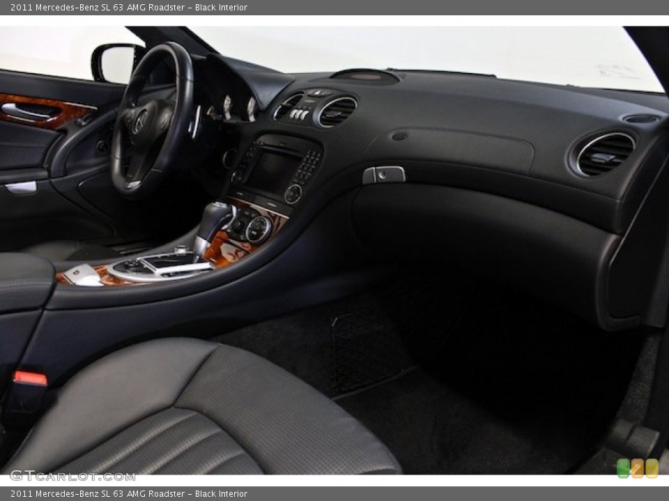 Black Interior Dashboard for the 2011 Mercedes-Benz SL 63 AMG Roadster #80355169