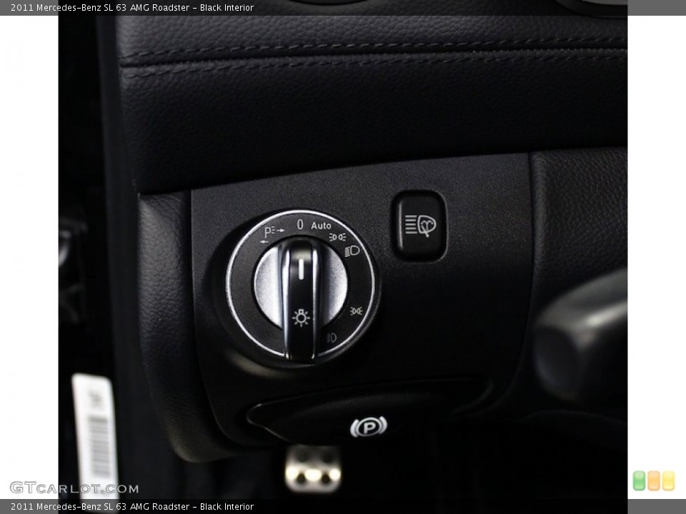 Black Interior Controls for the 2011 Mercedes-Benz SL 63 AMG Roadster #80355187