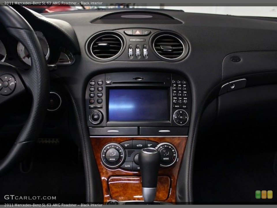 Black Interior Controls for the 2011 Mercedes-Benz SL 63 AMG Roadster #80355280