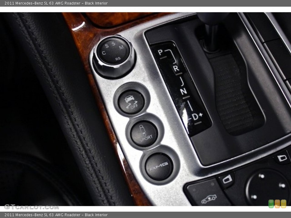 Black Interior Controls for the 2011 Mercedes-Benz SL 63 AMG Roadster #80355366