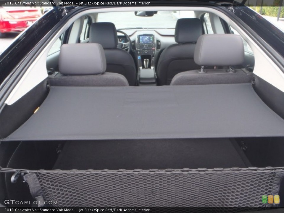 Jet Black/Spice Red/Dark Accents Interior Trunk for the 2013 Chevrolet Volt  #80355410