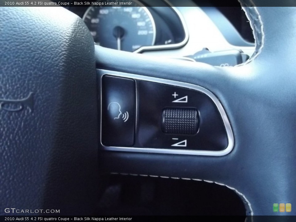 Black Silk Nappa Leather Interior Controls for the 2010 Audi S5 4.2 FSI quattro Coupe #80355513