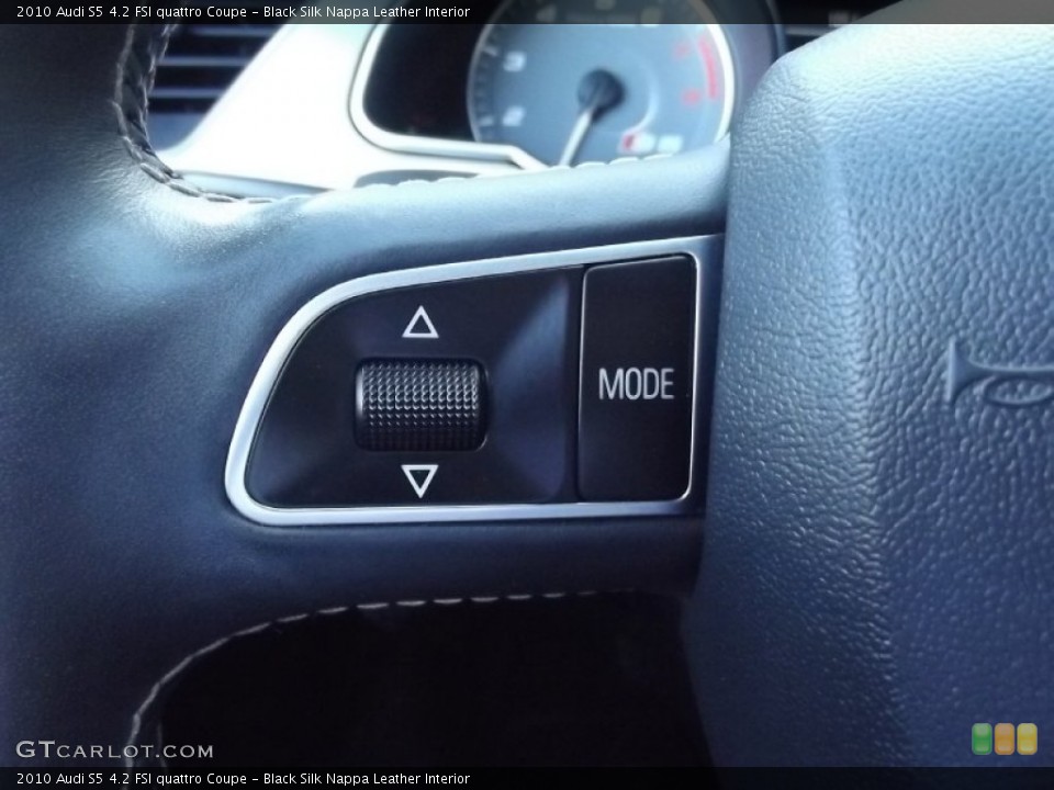 Black Silk Nappa Leather Interior Controls for the 2010 Audi S5 4.2 FSI quattro Coupe #80355538