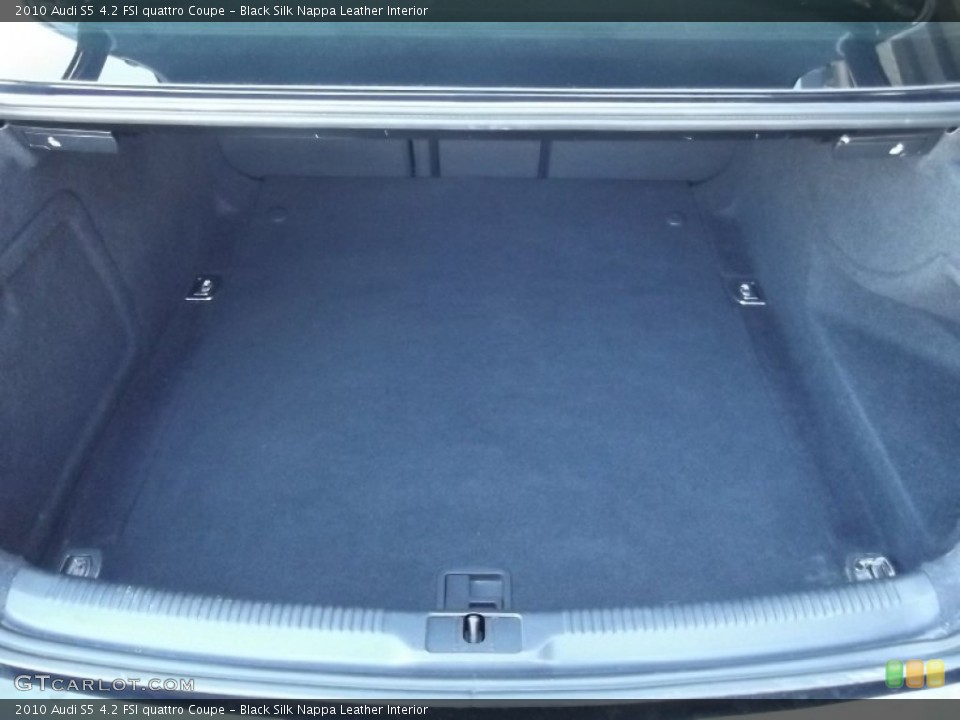 Black Silk Nappa Leather Interior Trunk for the 2010 Audi S5 4.2 FSI quattro Coupe #80355778