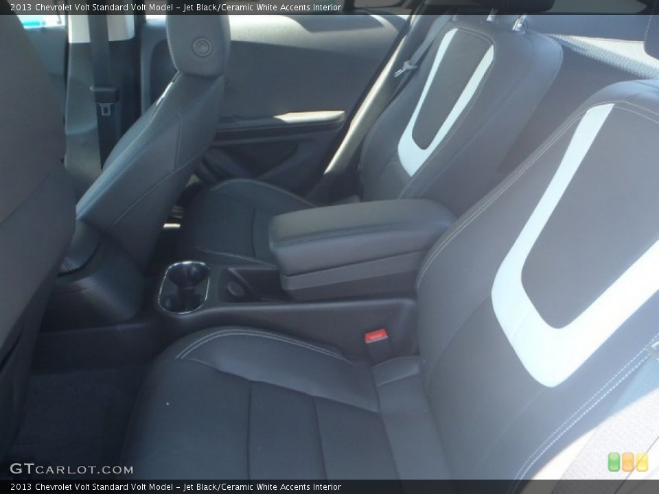 Jet Black/Ceramic White Accents Interior Rear Seat for the 2013 Chevrolet Volt  #80355799