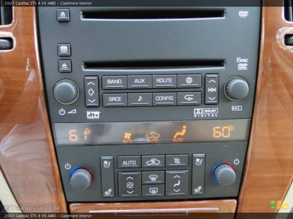 Cashmere Interior Controls for the 2007 Cadillac STS 4 V6 AWD #80357124
