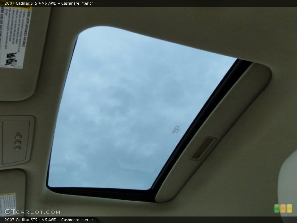 Cashmere Interior Sunroof for the 2007 Cadillac STS 4 V6 AWD #80357299