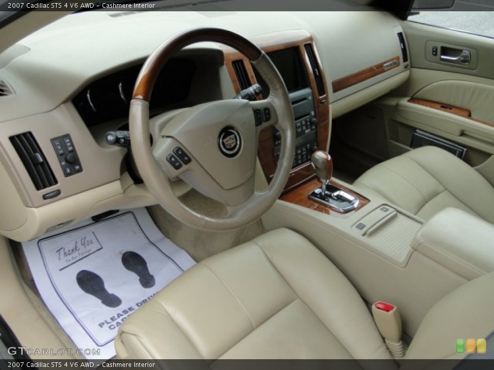 Cashmere Interior Prime Interior for the 2007 Cadillac STS 4 V6 AWD #80357609