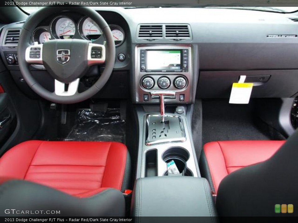 Radar Red/Dark Slate Gray Interior Dashboard for the 2013 Dodge Challenger R/T Plus #80361564