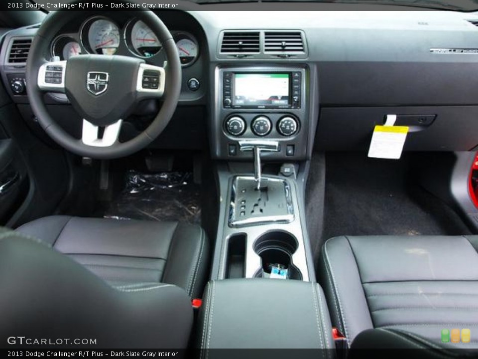 Dark Slate Gray Interior Dashboard for the 2013 Dodge Challenger R/T Plus #80361757