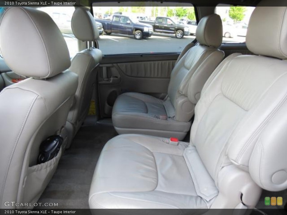 Taupe Interior Rear Seat for the 2010 Toyota Sienna XLE #80364851