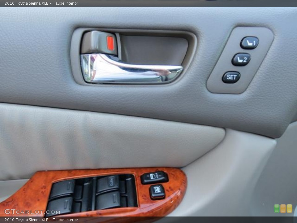 Taupe Interior Controls for the 2010 Toyota Sienna XLE #80364946