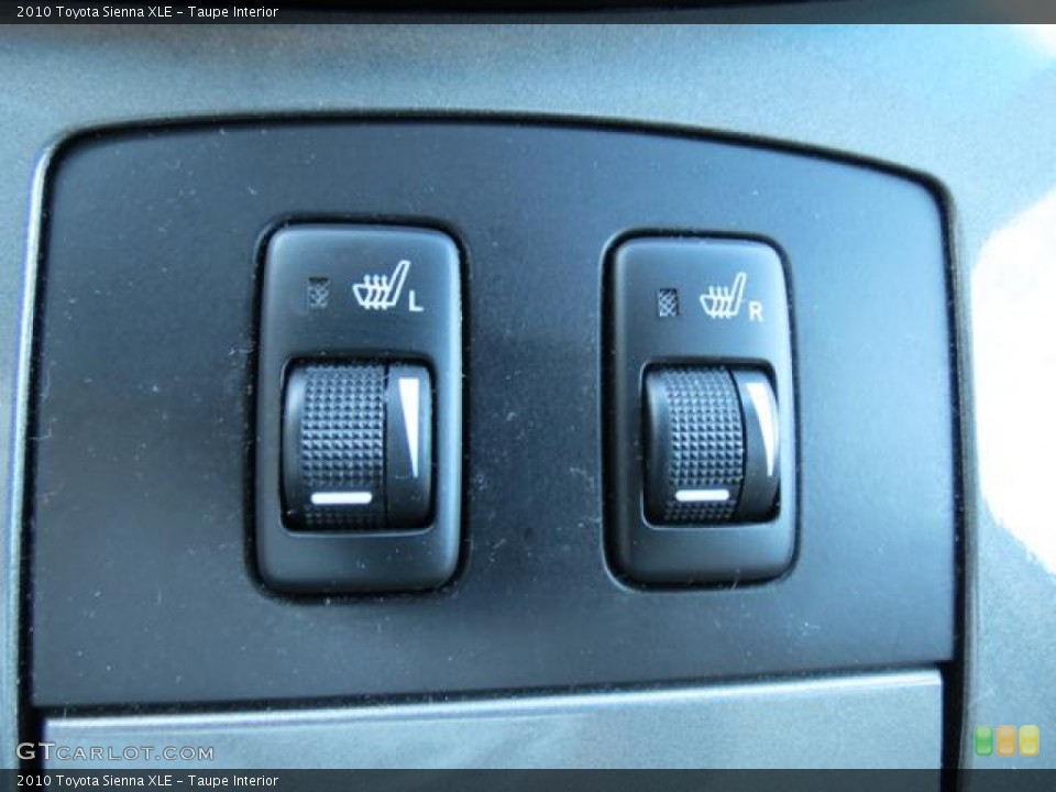 Taupe Interior Controls for the 2010 Toyota Sienna XLE #80365132