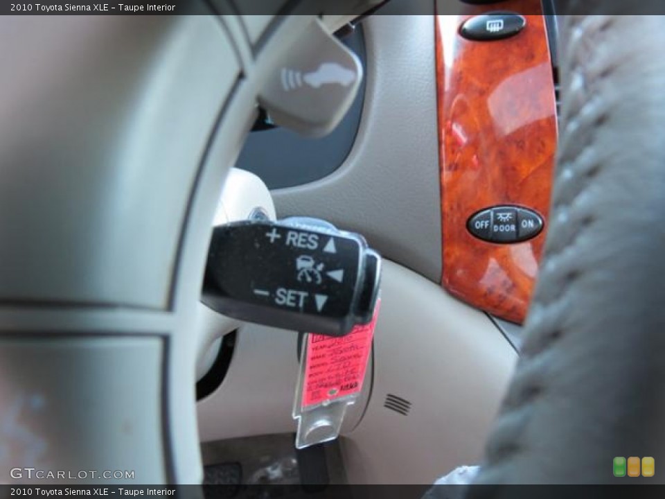 Taupe Interior Controls for the 2010 Toyota Sienna XLE #80365179