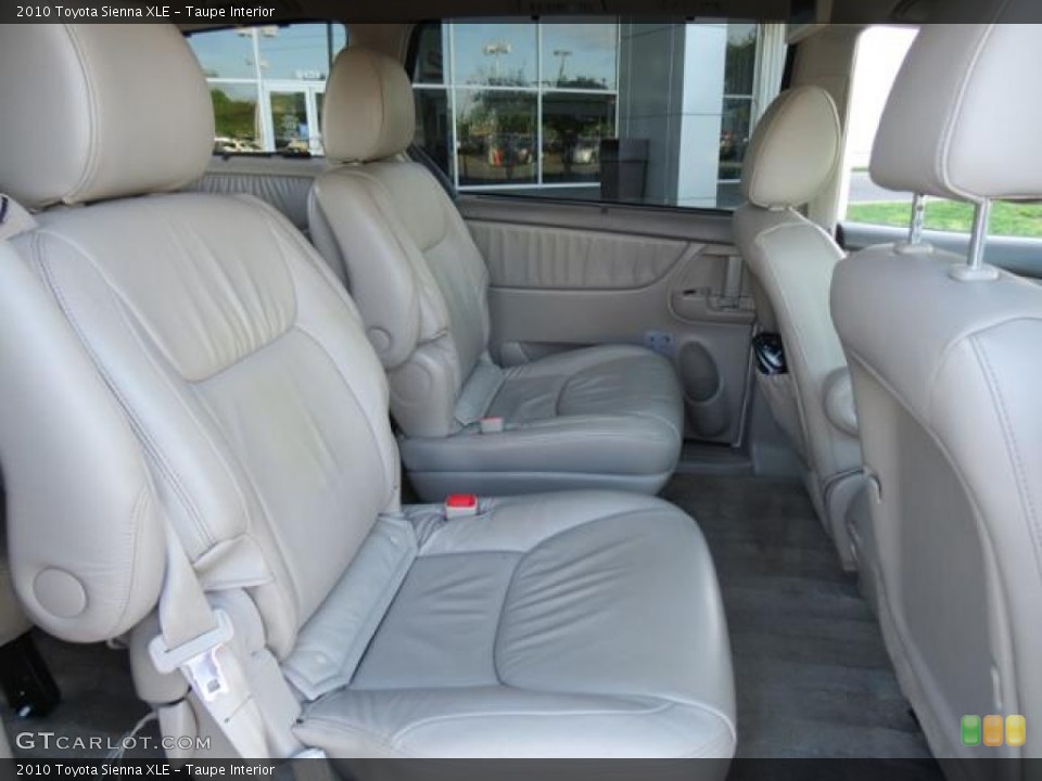 Taupe Interior Rear Seat for the 2010 Toyota Sienna XLE #80365379