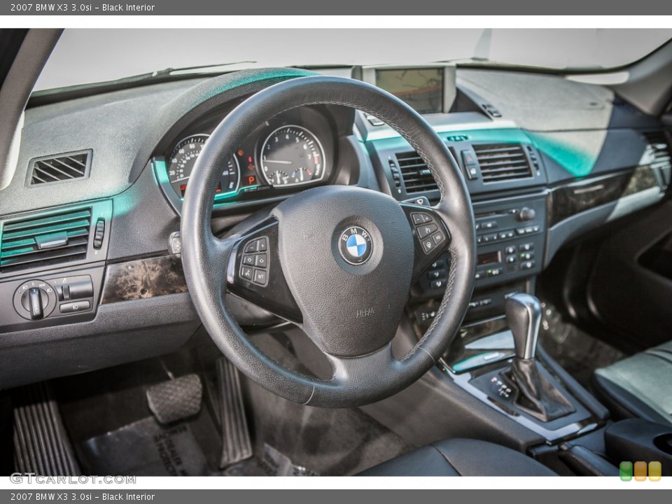 Black Interior Dashboard for the 2007 BMW X3 3.0si #80367562