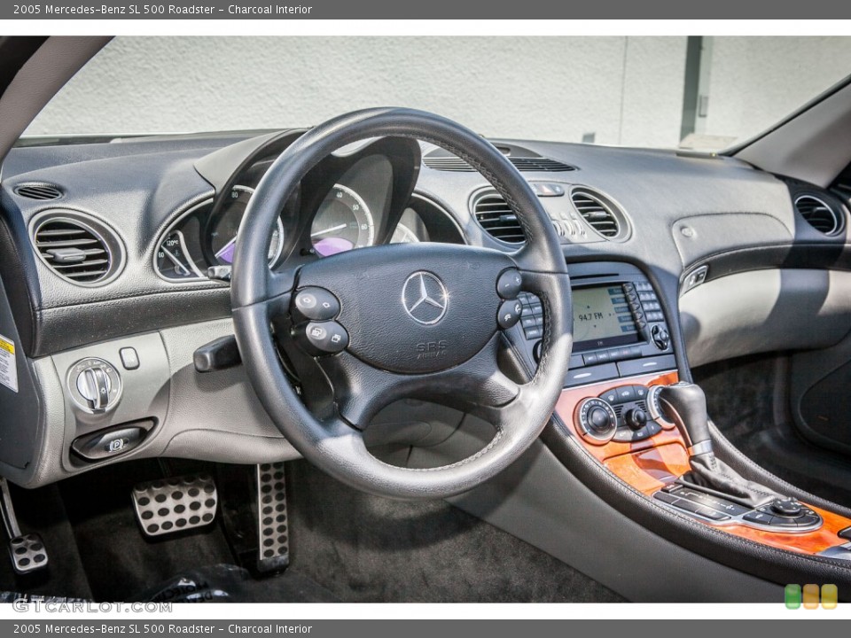 Charcoal Interior Dashboard for the 2005 Mercedes-Benz SL 500 Roadster #80368780