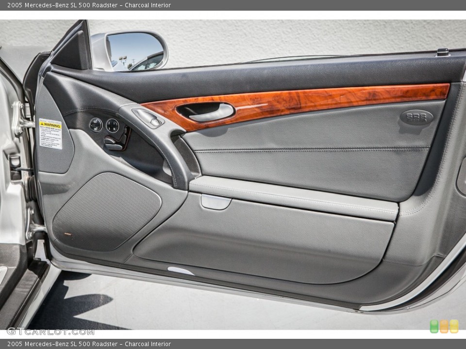 Charcoal Interior Door Panel for the 2005 Mercedes-Benz SL 500 Roadster #80369047