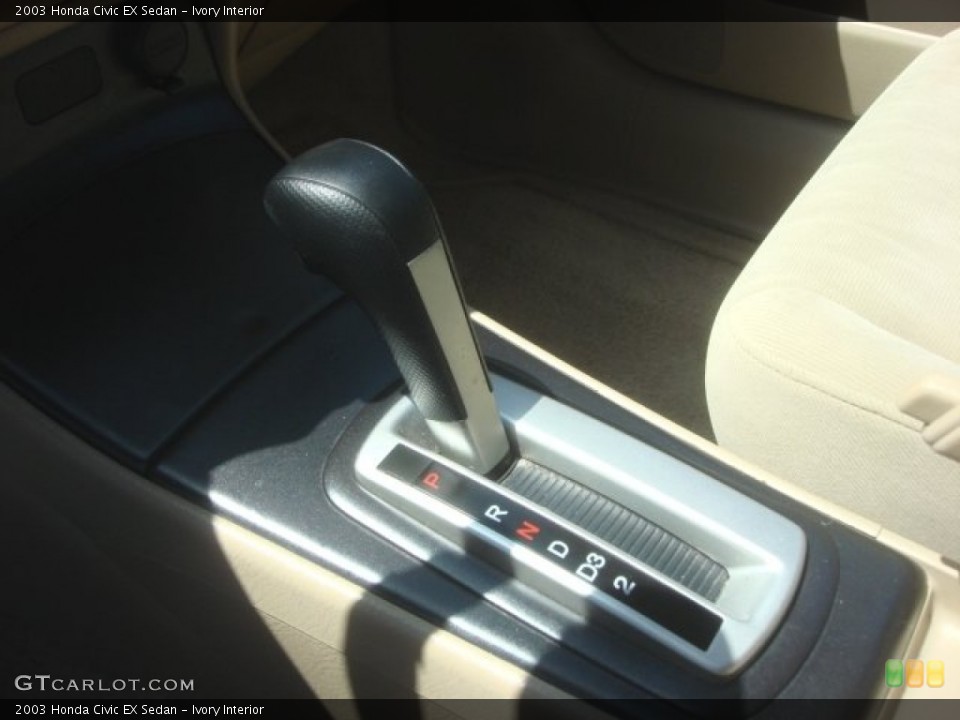 Ivory Interior Transmission for the 2003 Honda Civic EX Sedan #80370205