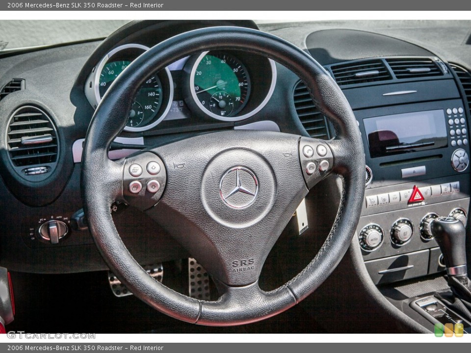 Red Interior Steering Wheel for the 2006 Mercedes-Benz SLK 350 Roadster #80373229