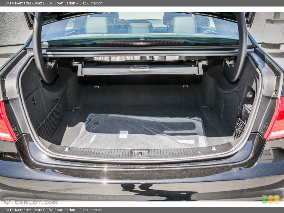 Black Interior Trunk for the 2014 Mercedes-Benz E 350 Sport Sedan #80374314