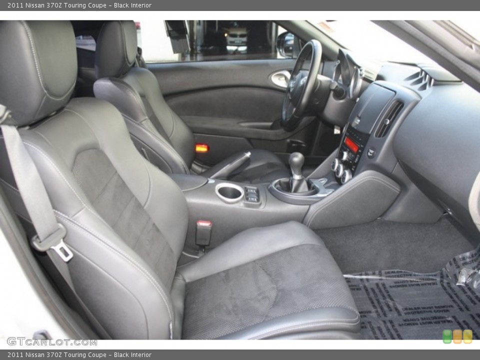 Black Interior Front Seat for the 2011 Nissan 370Z Touring Coupe #80375398
