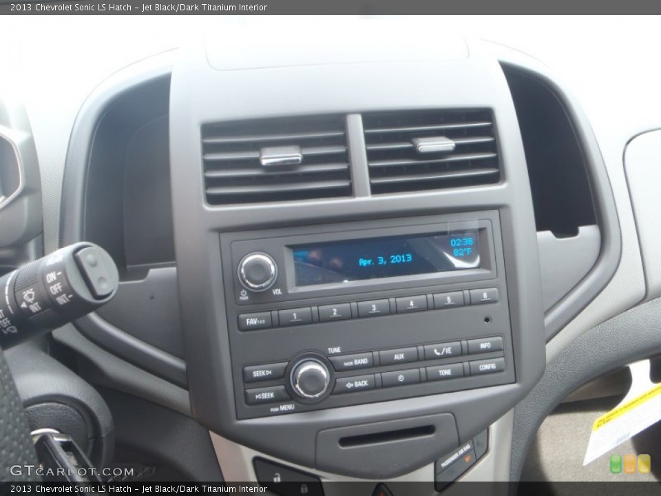 Jet Black/Dark Titanium Interior Controls for the 2013 Chevrolet Sonic LS Hatch #80378896