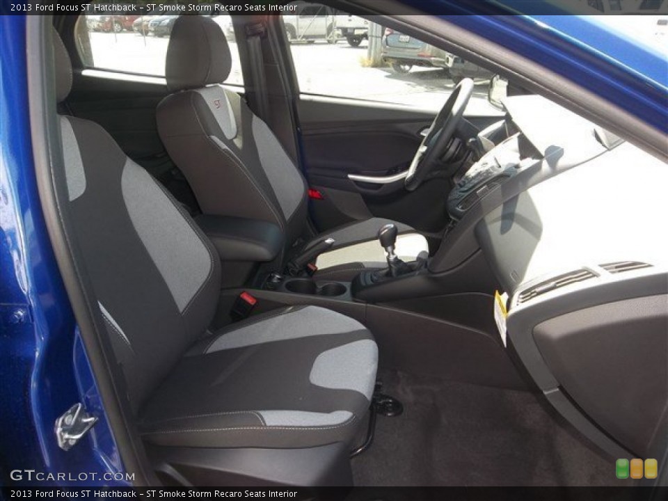ST Smoke Storm Recaro Seats Interior Photo for the 2013 Ford Focus ST Hatchback #80387103
