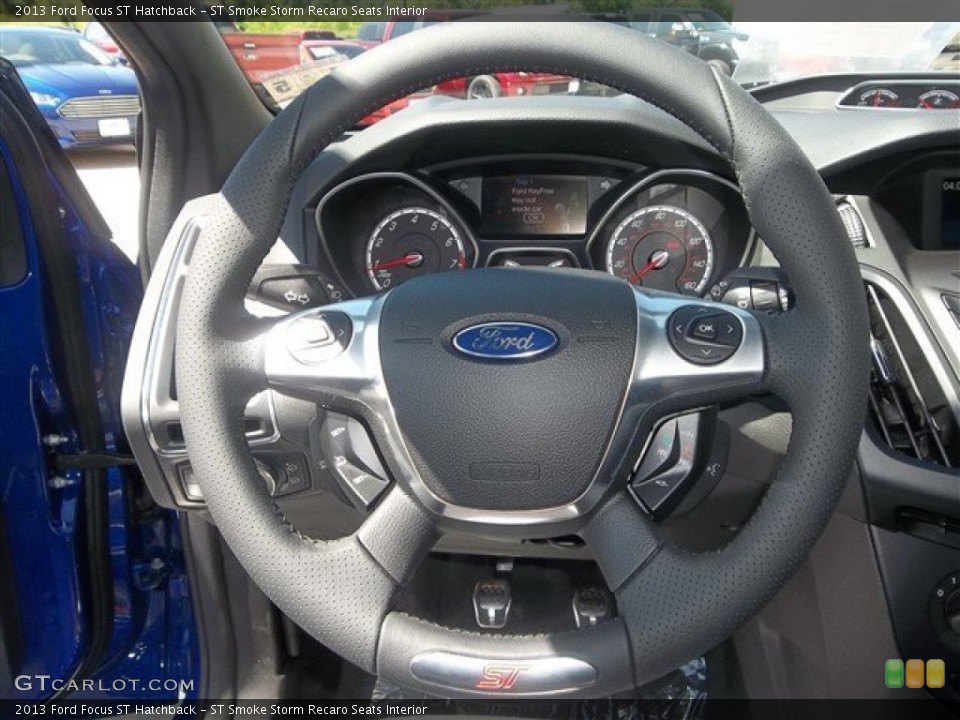 ST Smoke Storm Recaro Seats Interior Steering Wheel for the 2013 Ford Focus ST Hatchback #80387240