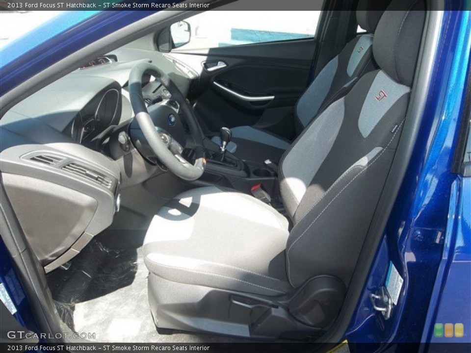 ST Smoke Storm Recaro Seats Interior Photo for the 2013 Ford Focus ST Hatchback #80387301