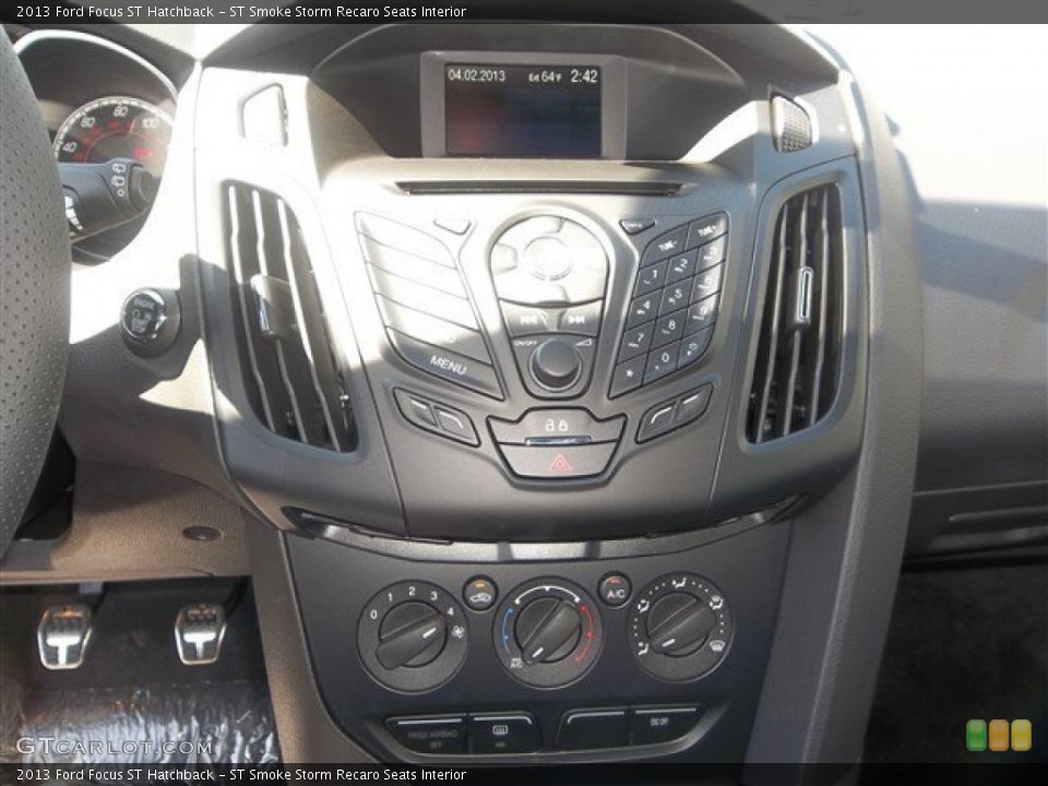 ST Smoke Storm Recaro Seats Interior Controls for the 2013 Ford Focus ST Hatchback #80387367