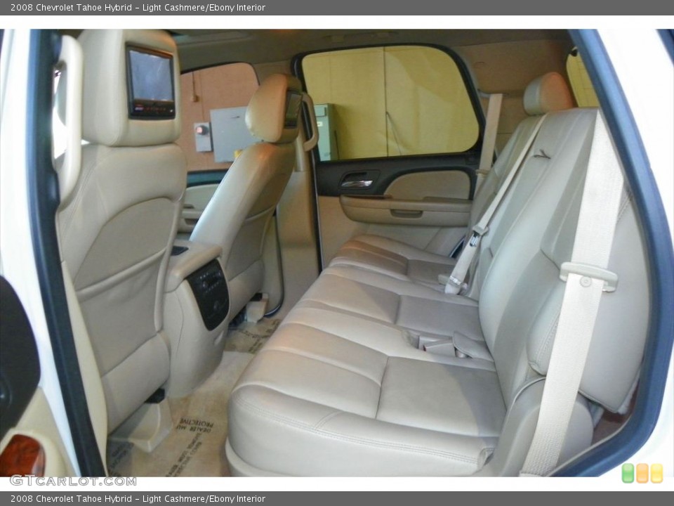 Light Cashmere/Ebony Interior Rear Seat for the 2008 Chevrolet Tahoe Hybrid #80387781