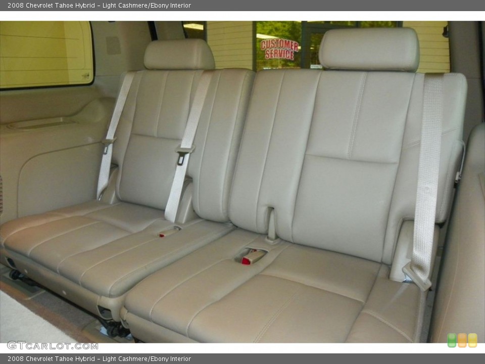 Light Cashmere/Ebony Interior Rear Seat for the 2008 Chevrolet Tahoe Hybrid #80387796