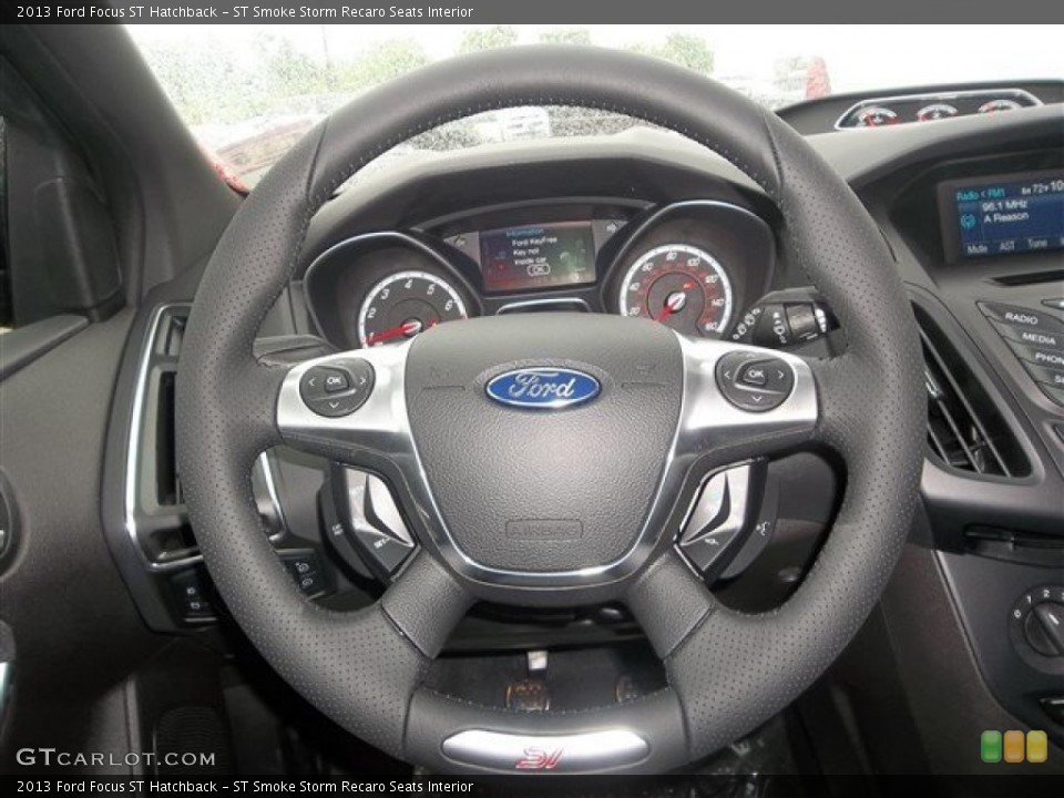 ST Smoke Storm Recaro Seats Interior Steering Wheel for the 2013 Ford Focus ST Hatchback #80387841