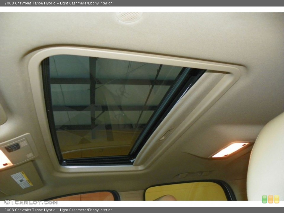 Light Cashmere/Ebony Interior Sunroof for the 2008 Chevrolet Tahoe Hybrid #80388019