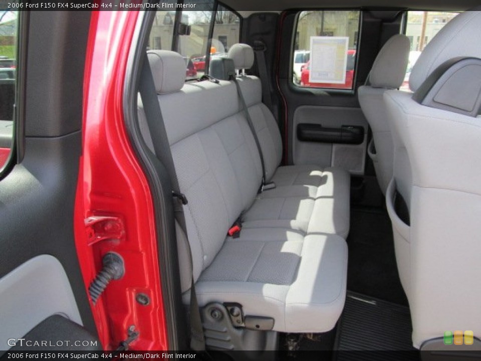 Medium/Dark Flint Interior Rear Seat for the 2006 Ford F150 FX4 SuperCab 4x4 #80389691