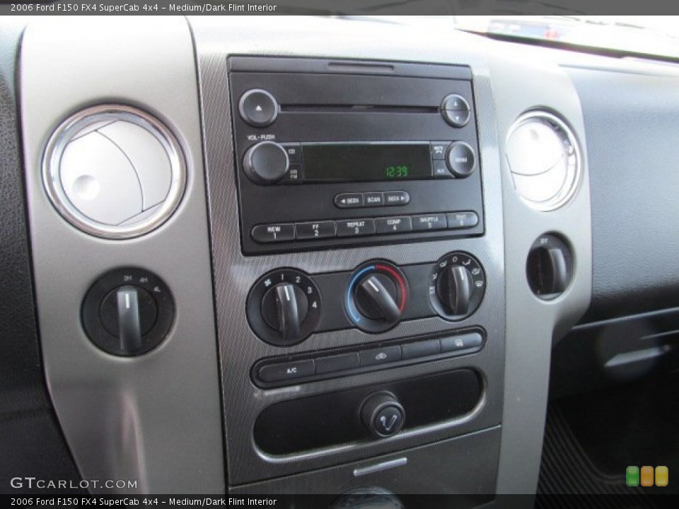 Medium/Dark Flint Interior Controls for the 2006 Ford F150 FX4 SuperCab 4x4 #80389749