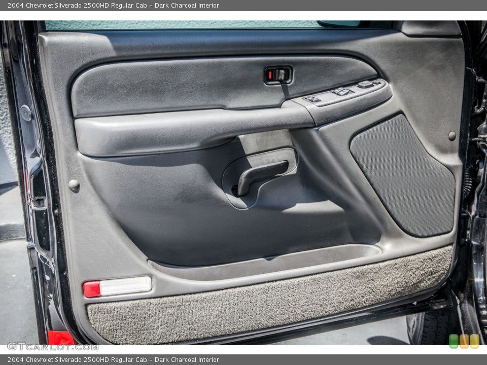 Dark Charcoal Interior Door Panel for the 2004 Chevrolet Silverado 2500HD Regular Cab #80390853