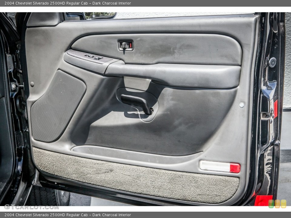Dark Charcoal Interior Door Panel for the 2004 Chevrolet Silverado 2500HD Regular Cab #80390928