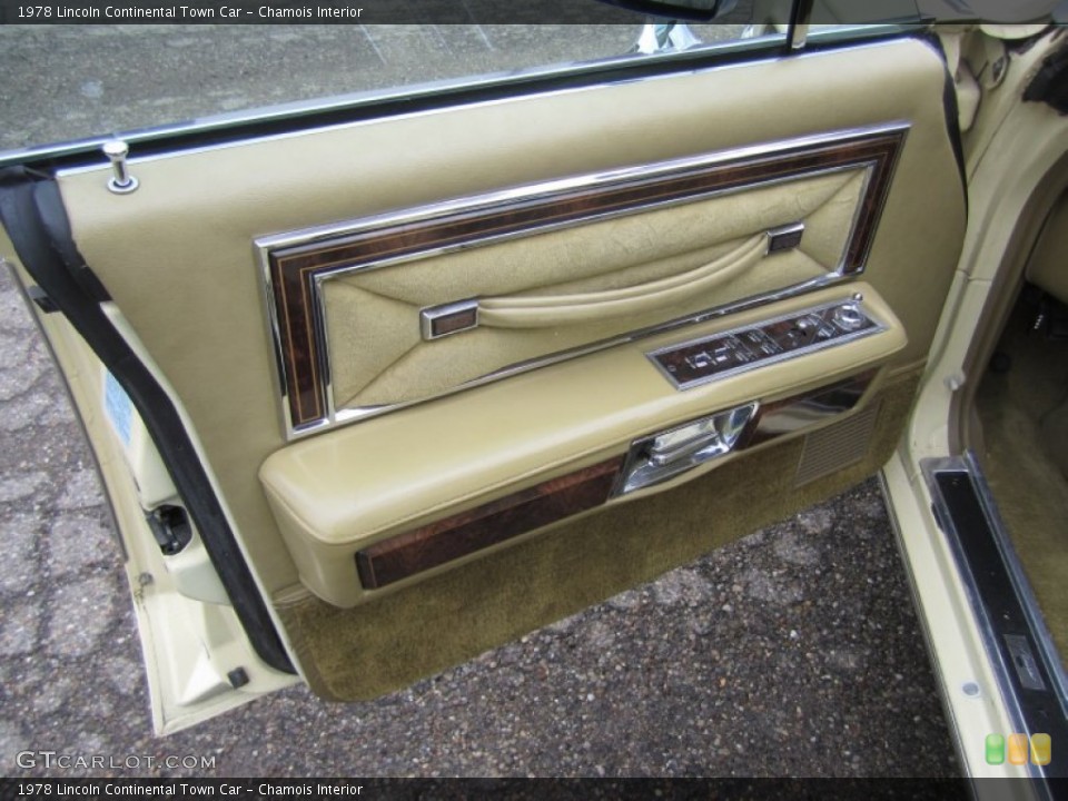 Chamois Interior Door Panel for the 1978 Lincoln Continental Town Car #80390977