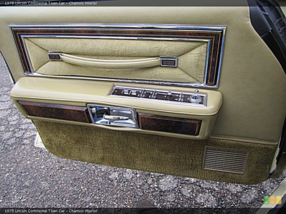 Chamois Interior Door Panel for the 1978 Lincoln Continental Town Car #80391021