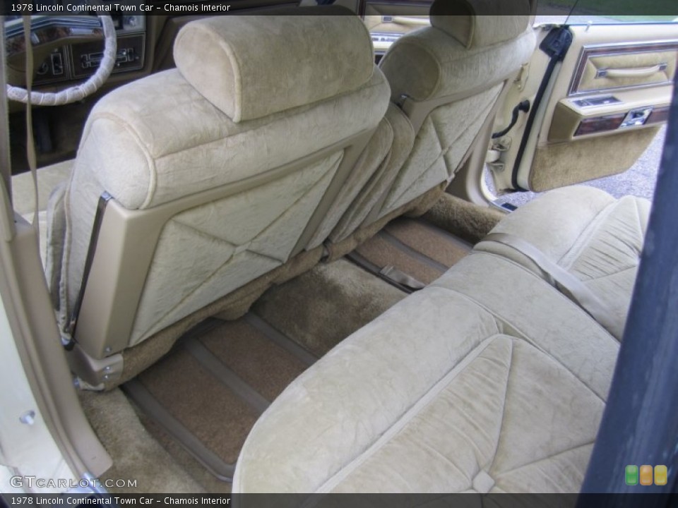 Chamois Interior Rear Seat for the 1978 Lincoln Continental Town Car #80391036