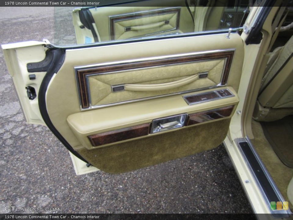 Chamois Interior Door Panel for the 1978 Lincoln Continental Town Car #80391045
