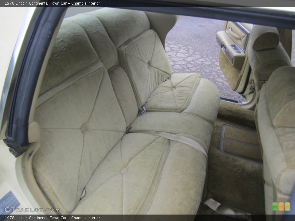 Chamois Interior Rear Seat for the 1978 Lincoln Continental Town Car #80391075